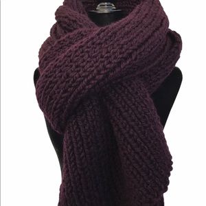 Rocco Wear Dark Purple Extra Large Scarf